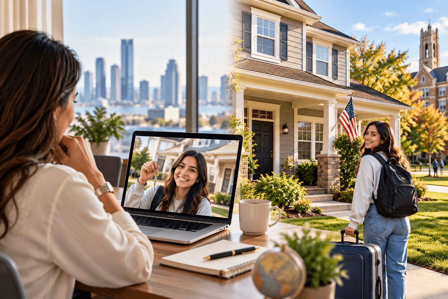 U.S. expat parent buying a home in the U.S. for a child studying at college.